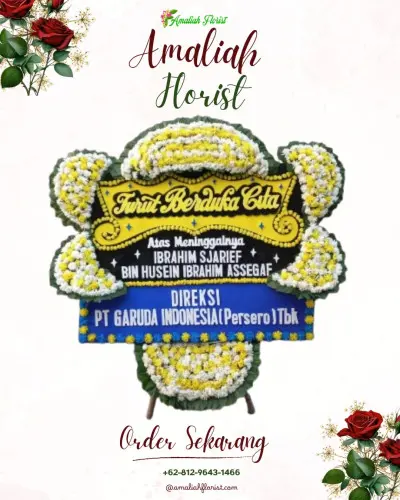 Papan Bunga Duka di Cikalongkulon