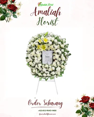 Krans Bunga Duka Cita di Cikalongkulon