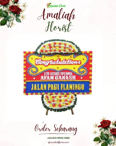 Bunga Papan Congratulation di Cikalongkulon